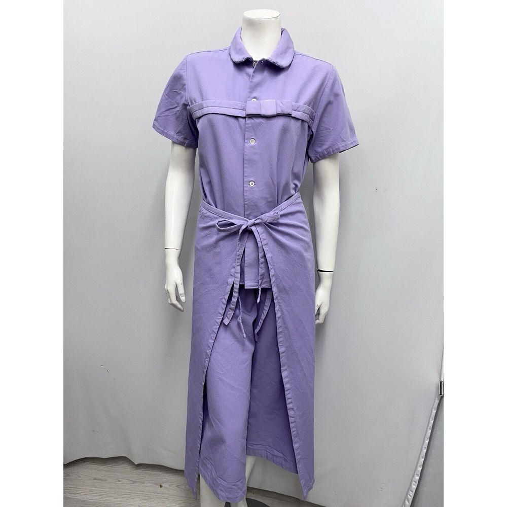 Vintage Comme des Garcons Top & Wrap Pants Set Lilac Size‎ S M